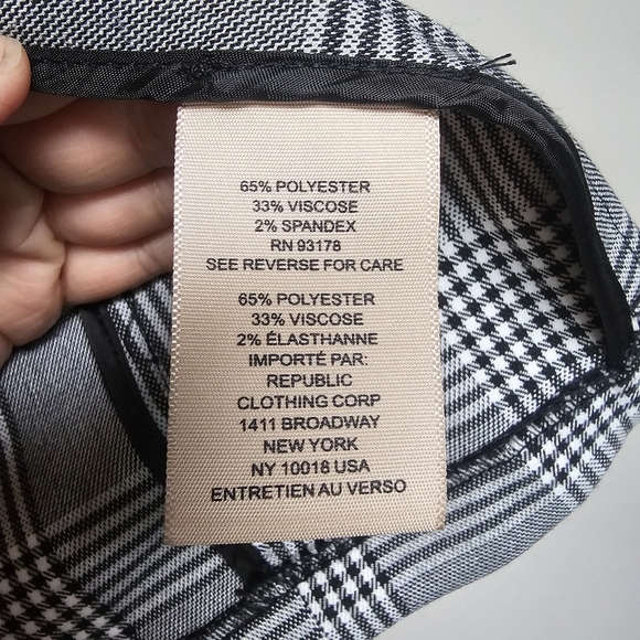 Philosophy Black White Plaid Gingham Loose Fit Blazer Suit Jacket Academia - Picture 6 of 8